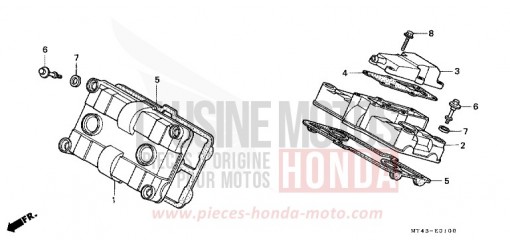 CYLINDER HEAD COVER VFR750FM de 1991